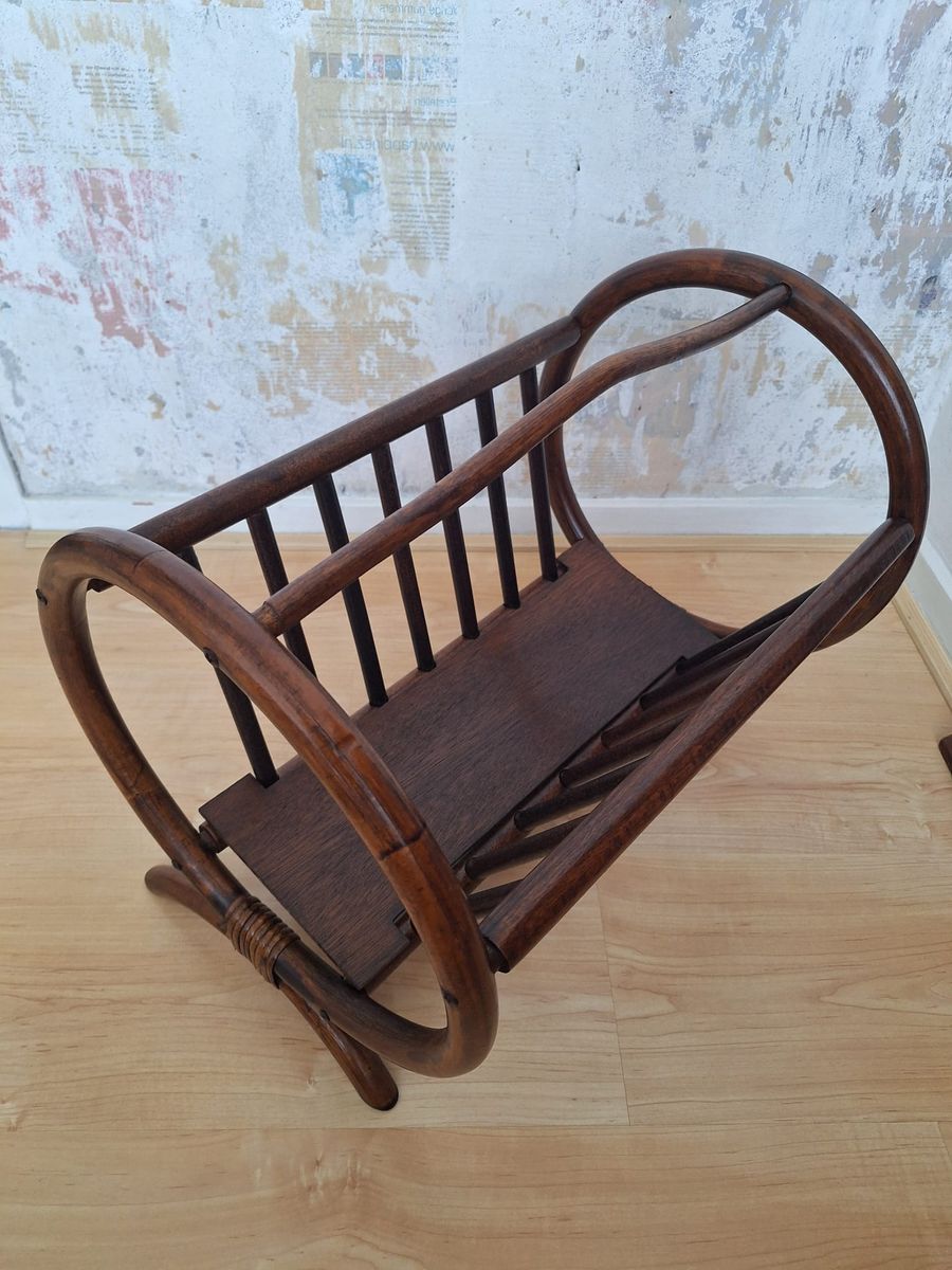 Rotan Lectuurbak Jaren 70 image 6