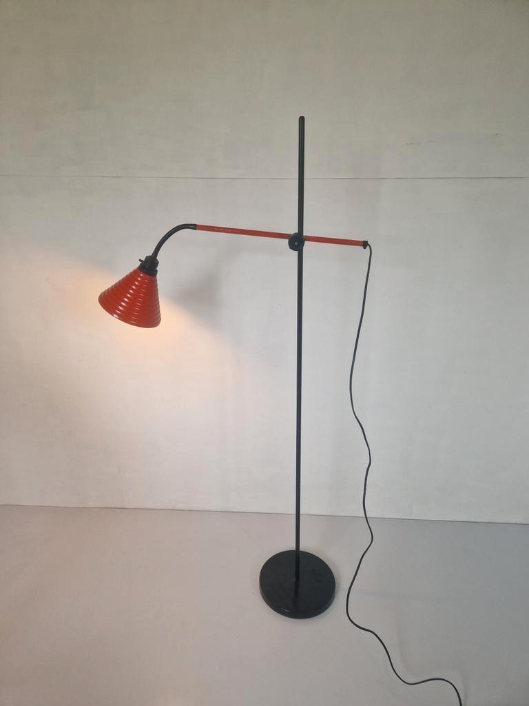 Vintage IKEA Hengellamp Design Rood. image 8