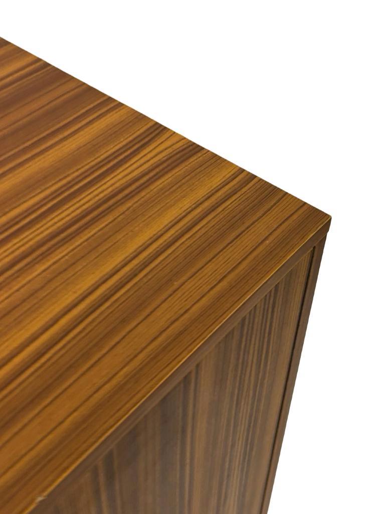 Vintage Kastje Compact Plak Fineer Jaren 70 Design image 8