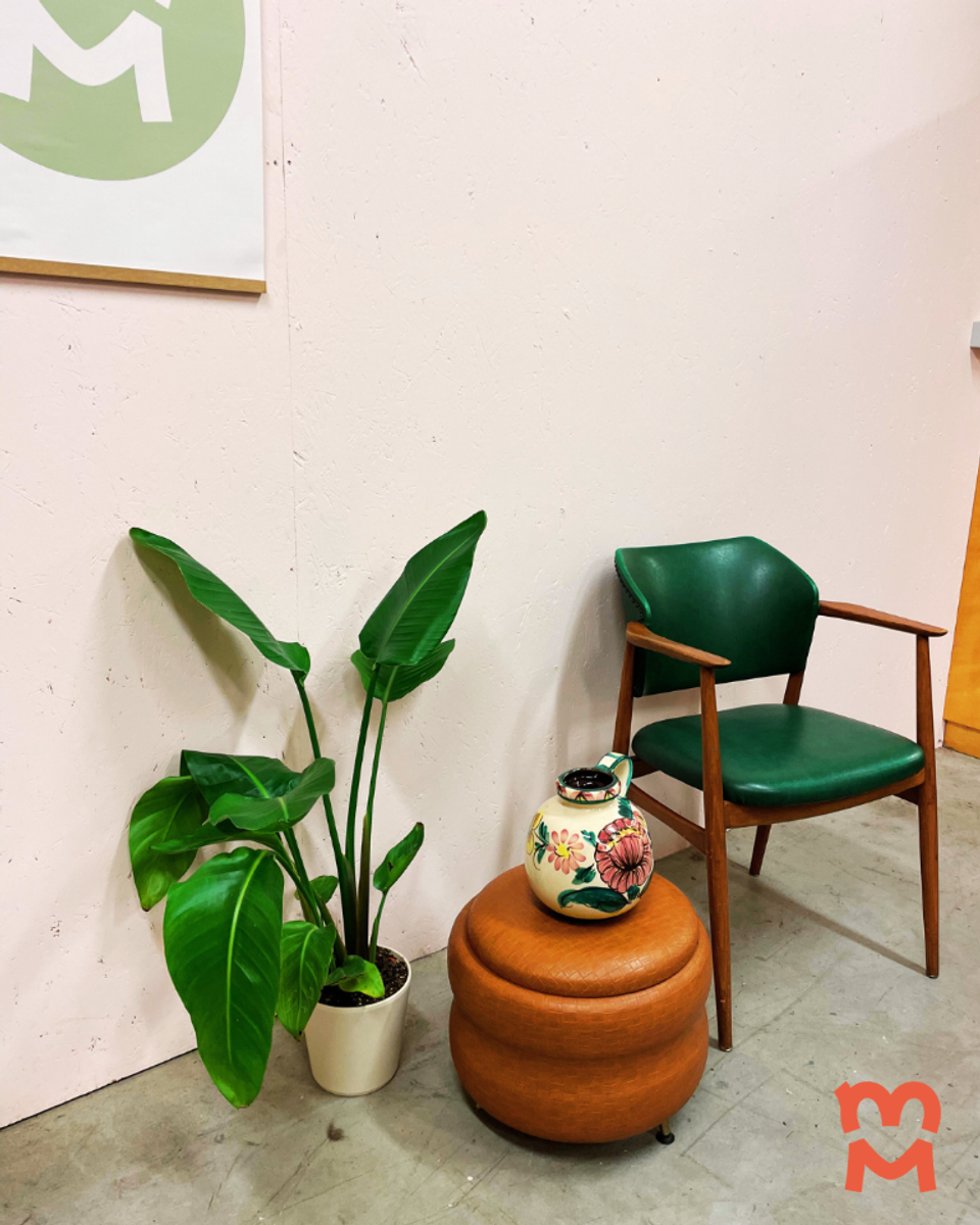 Mooie Groene Jaren 50 Stoel Van Spahn Stadlohn image 3