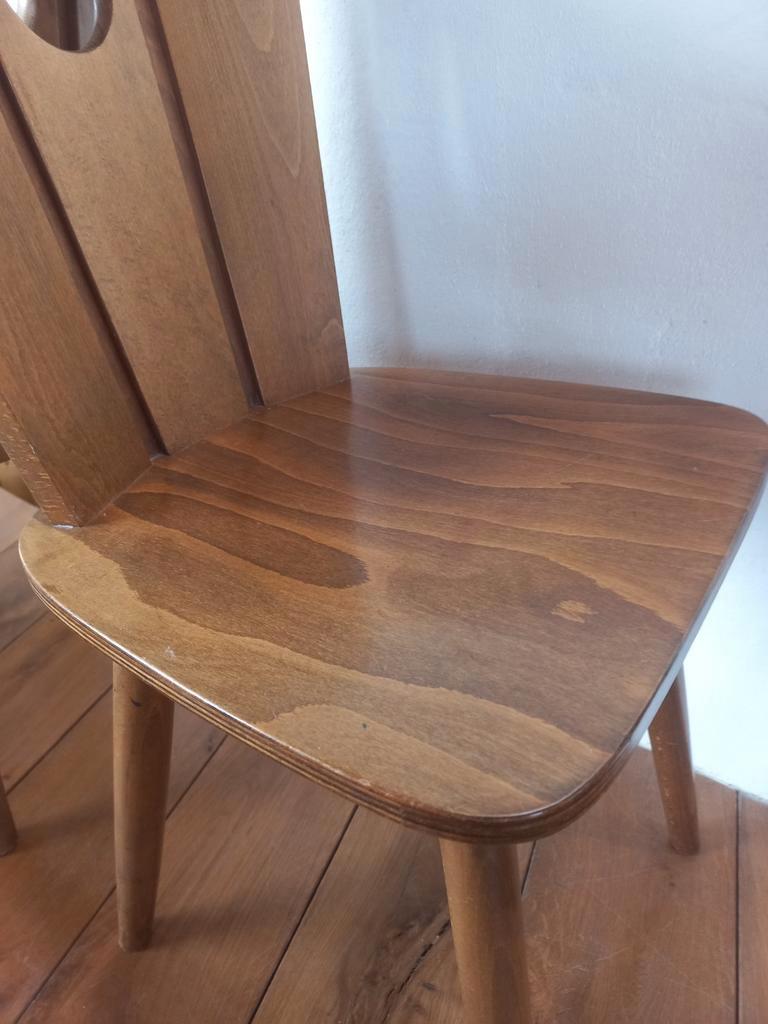 2 Brutalist Vintage Stoelen Frans Jaren 60 image 6