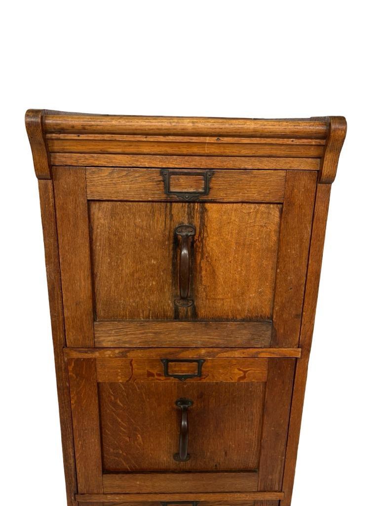 Antieke Oude Eiken Notariskast Eye Catcher Ladekast Jaren 30 image 19