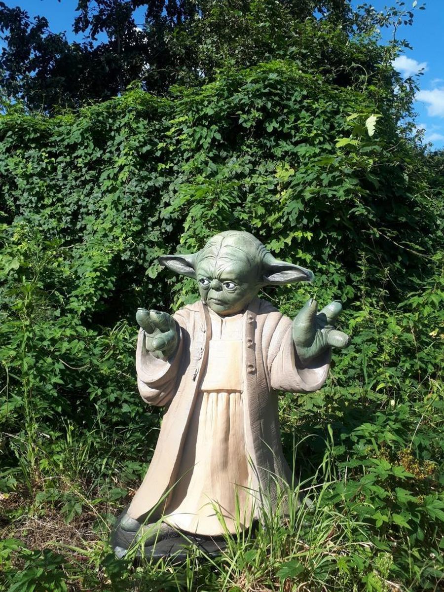 Xxl Yoda Beeld Van Fiberglass Of Kunststof Star Warsstarwars image 11