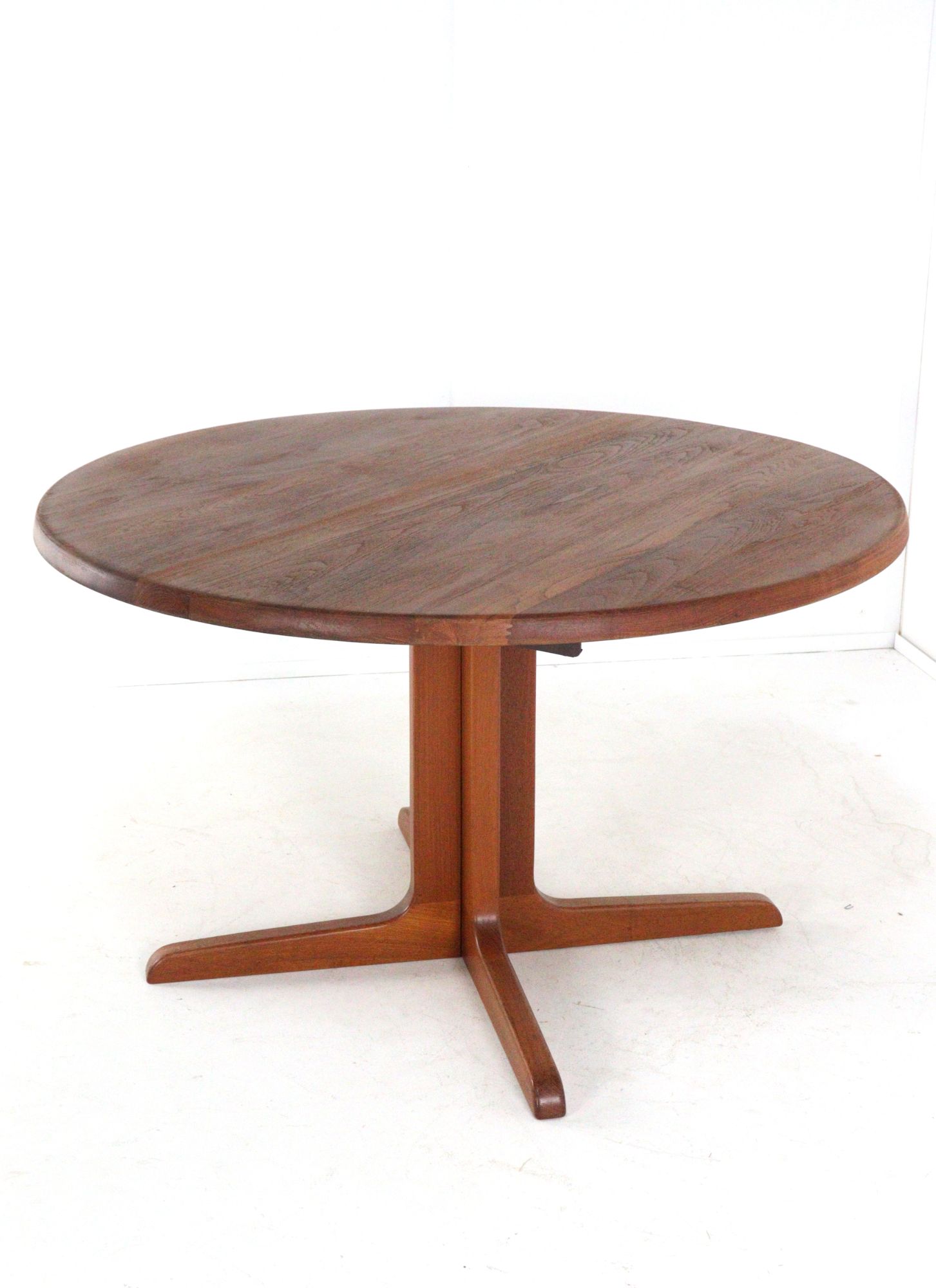 Niels Bach Vintage Ronde Eettafel Eetkamertafel Deens Massief Teak image 10