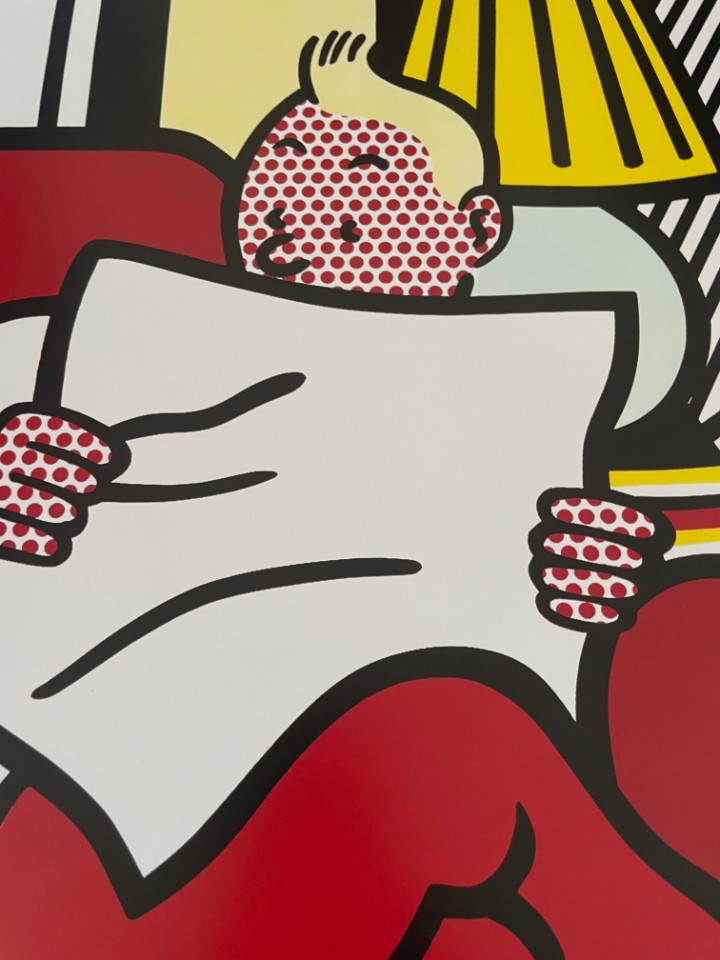 Roy Lichtenstein (1923-1997), Tintin Reading, 1993, image 5