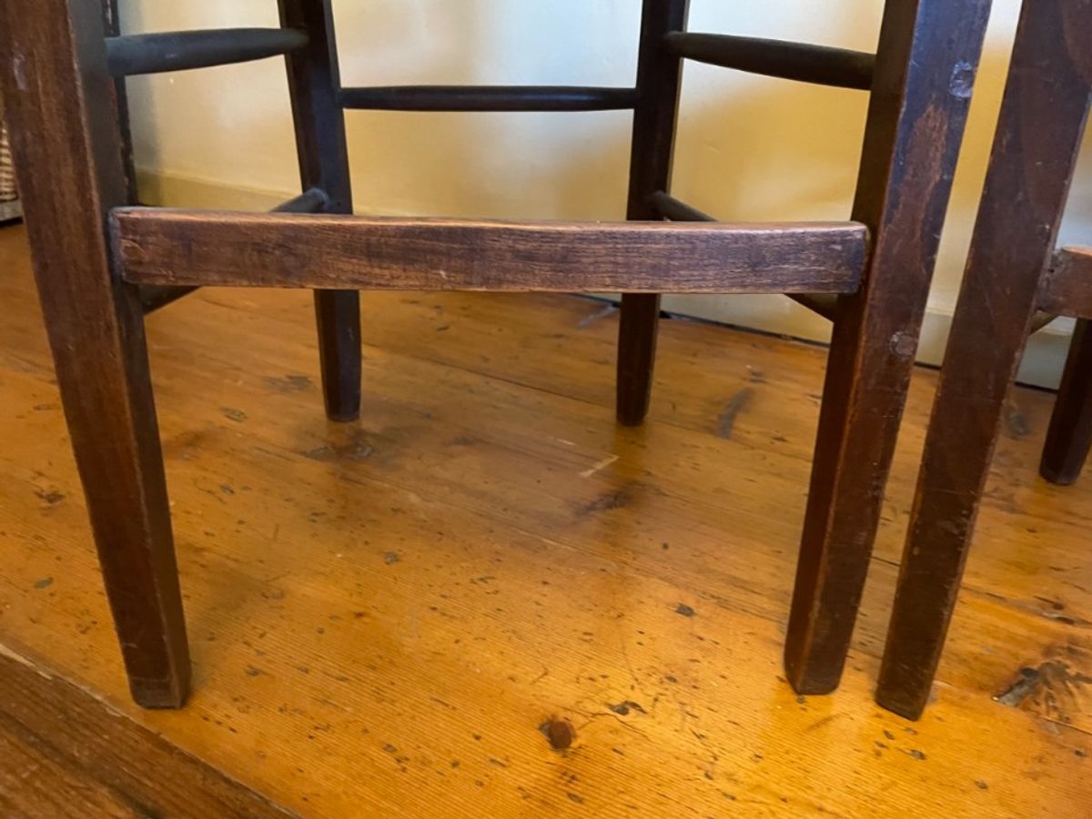 2 X Directoire Stoelen Frans Antiek image 11