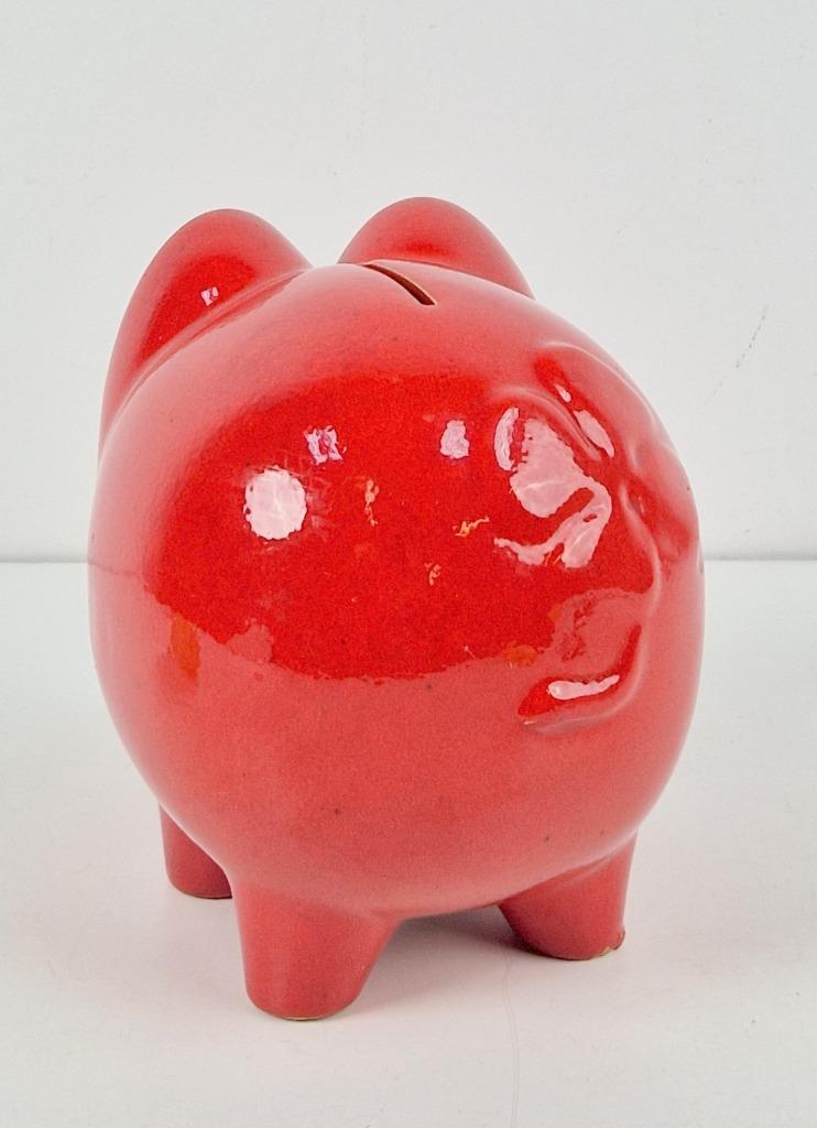 Vintage Scheurich Groot Rood Spaarpot Mid Century W Germany image 7