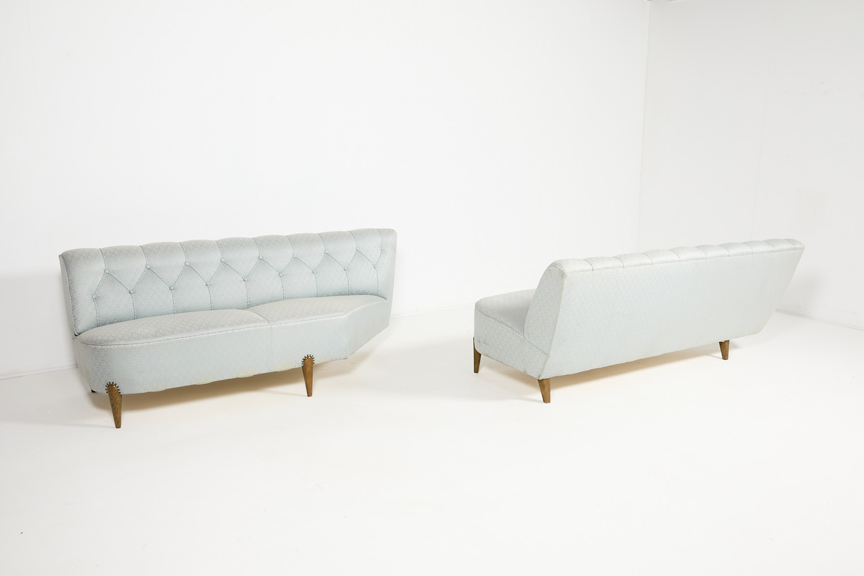 Spectacular Swedish Modern Pair Of Sofas From Otto Schulz, 1940’s image 3