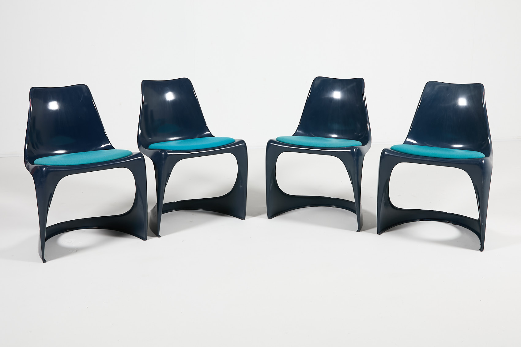 Set Of 4 Steen Ostergaard A-line Chairs By CADO image 2