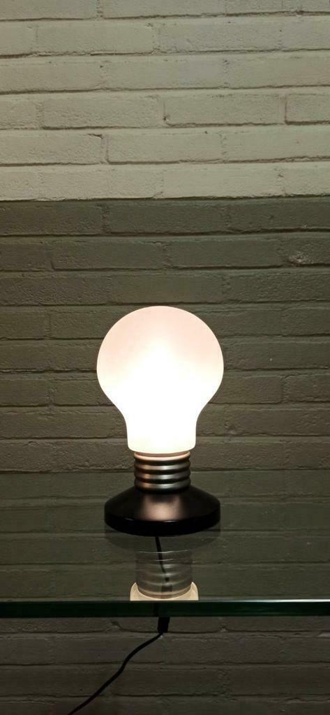 Vintage 1990s Ikea Pop Art Stijl Bulb Lamp Tafellamp image 3