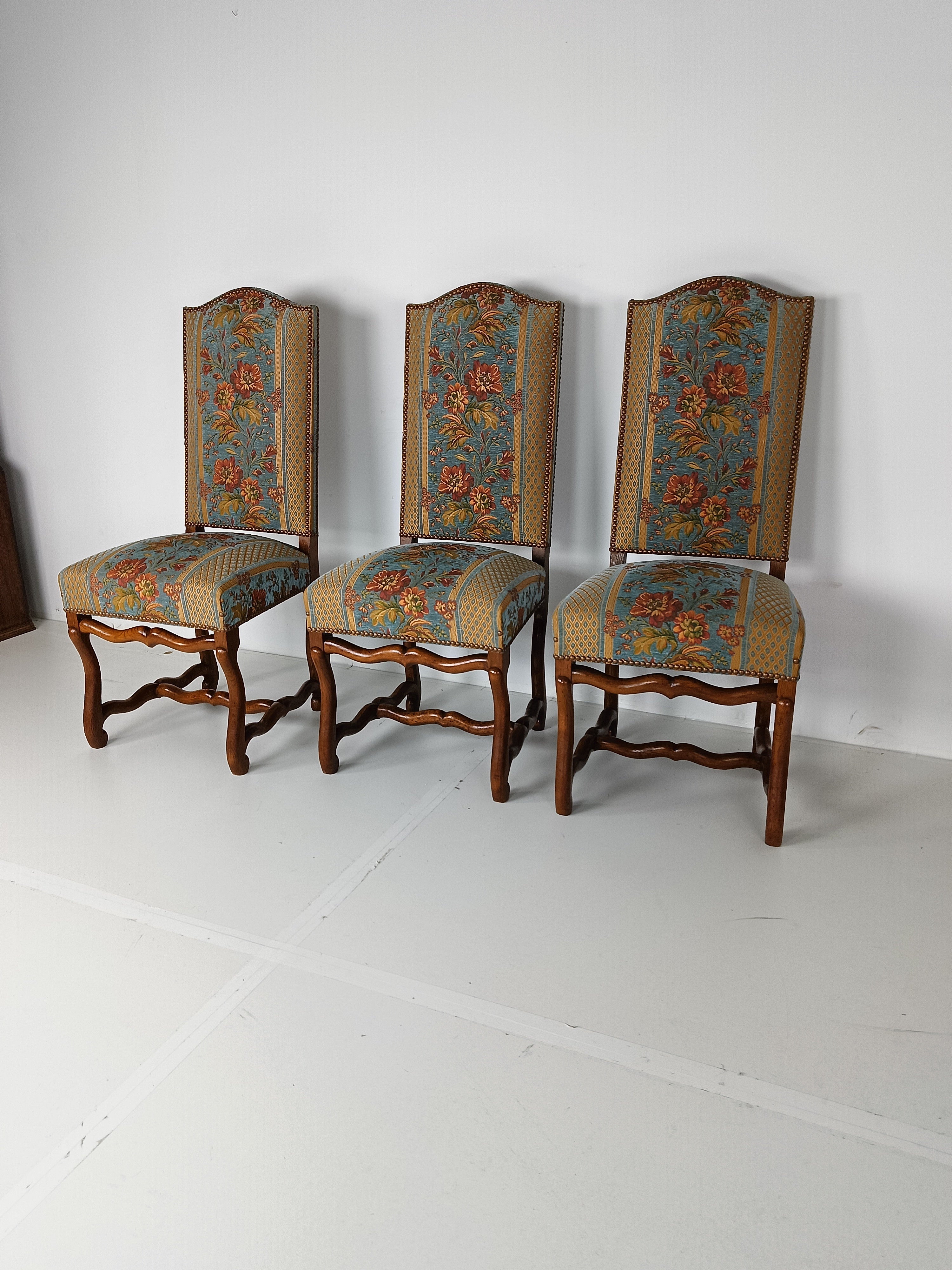 Beech Os De Mouton Tapestry Chairs (Set Of 6) image 19