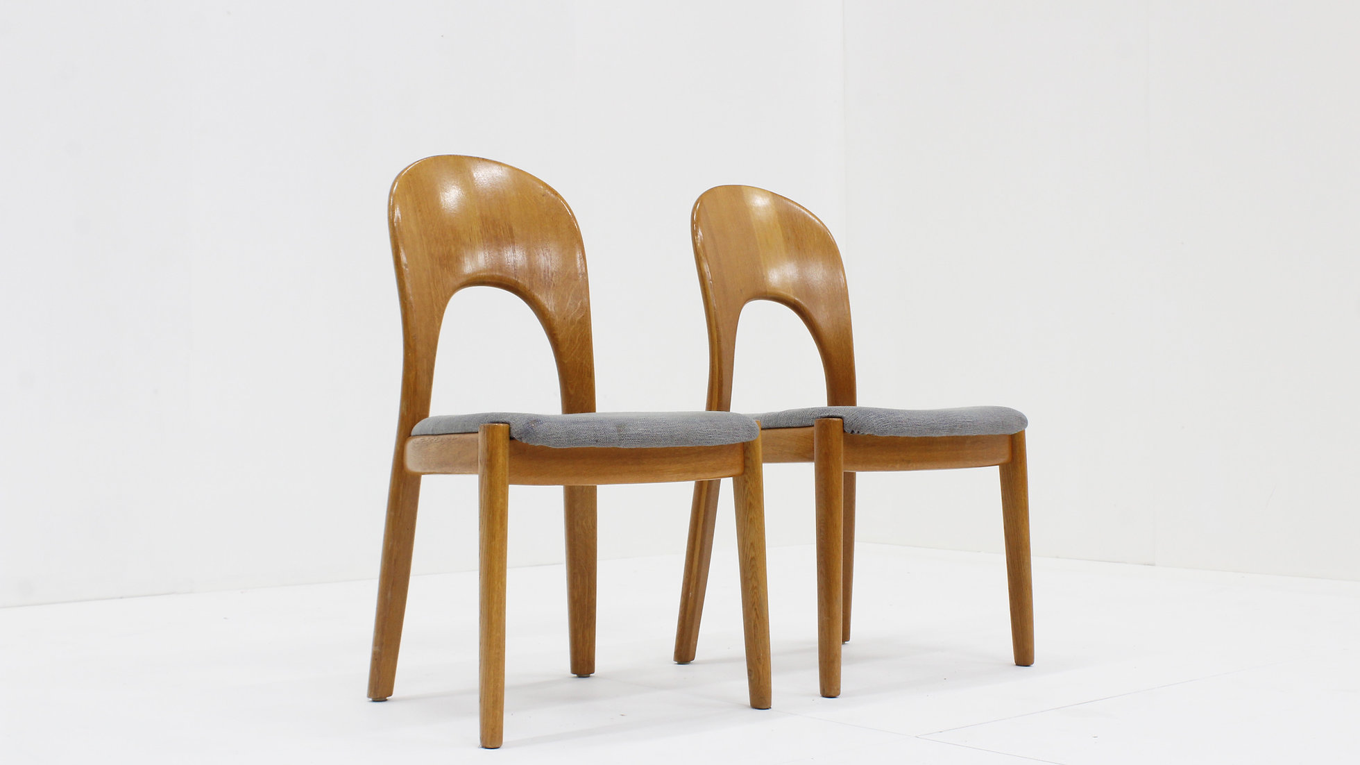 Vintage Deense Eetkamerstoelen Van Niels Koefoed Voor Koefoeds Hornslet, Set Van 2 image 2