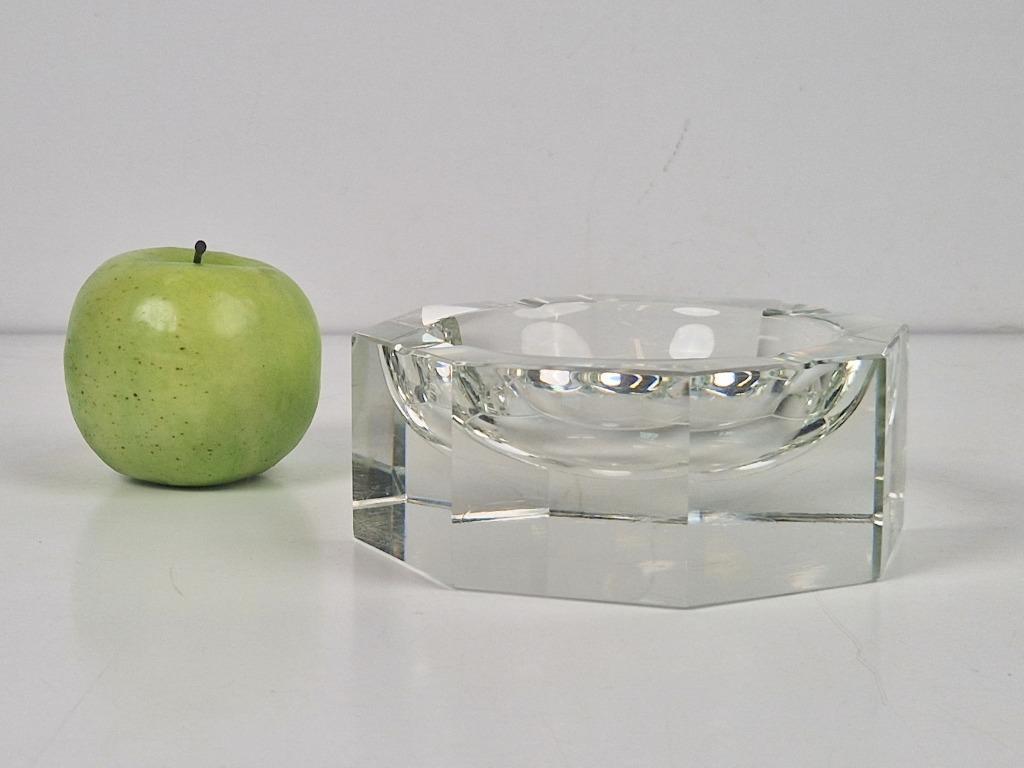 Mid-century Moser Kristallen Asbak Gemerkt ‘50 Kristal Rare image 16