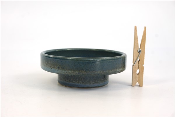 Blauwe Kandelaar Stompkaars Keramiek image 3