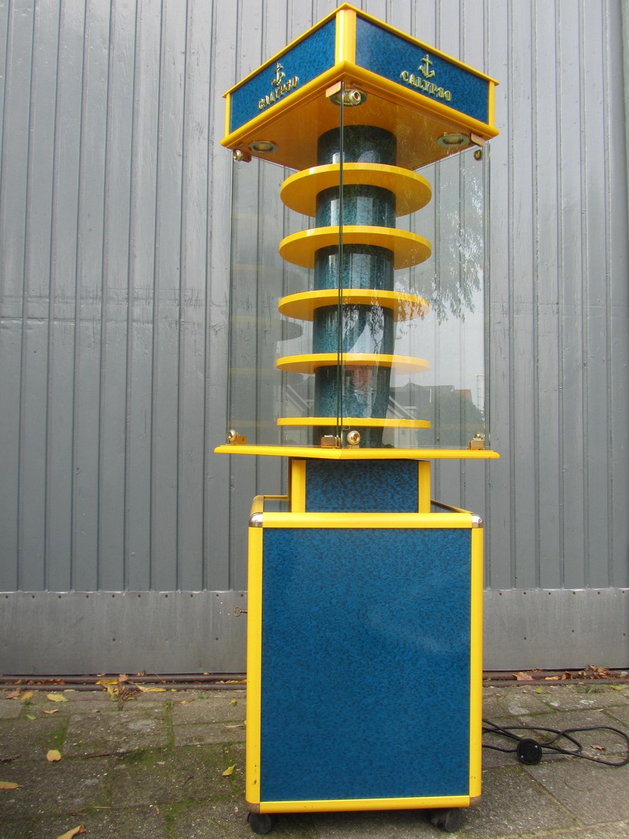 Vintage Winkel Horloge Vitrinekast Showcase Display image 3