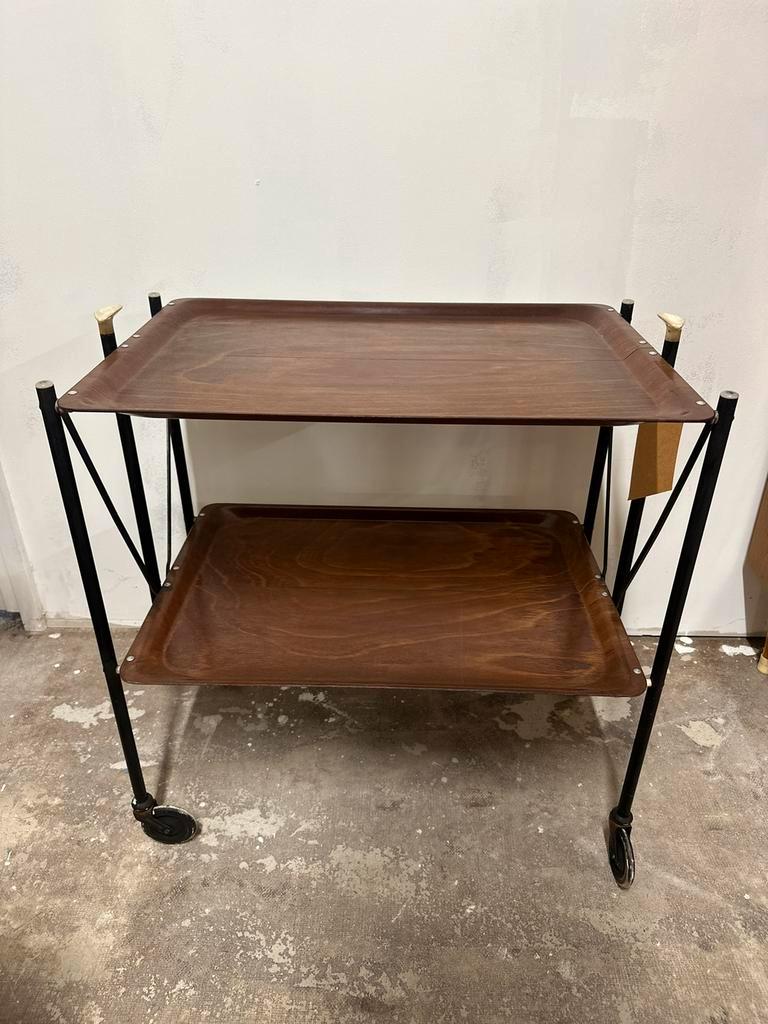 Vintage Barcart / Trolley/ Serveerwagen image 3