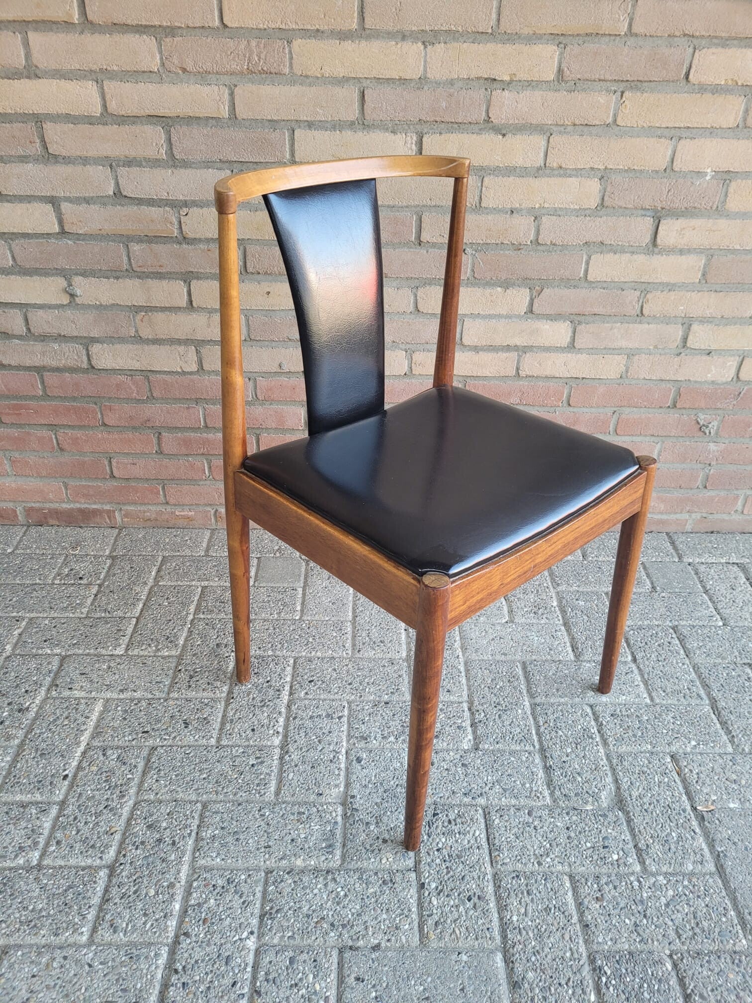 Casala Modell Teak Met Zwarte Skai image 3