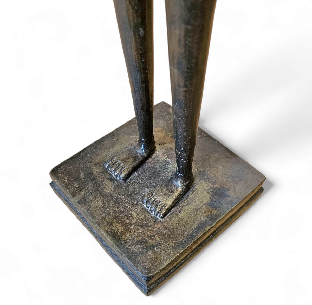 African Bronze Figure Sculpture 1970s image 14