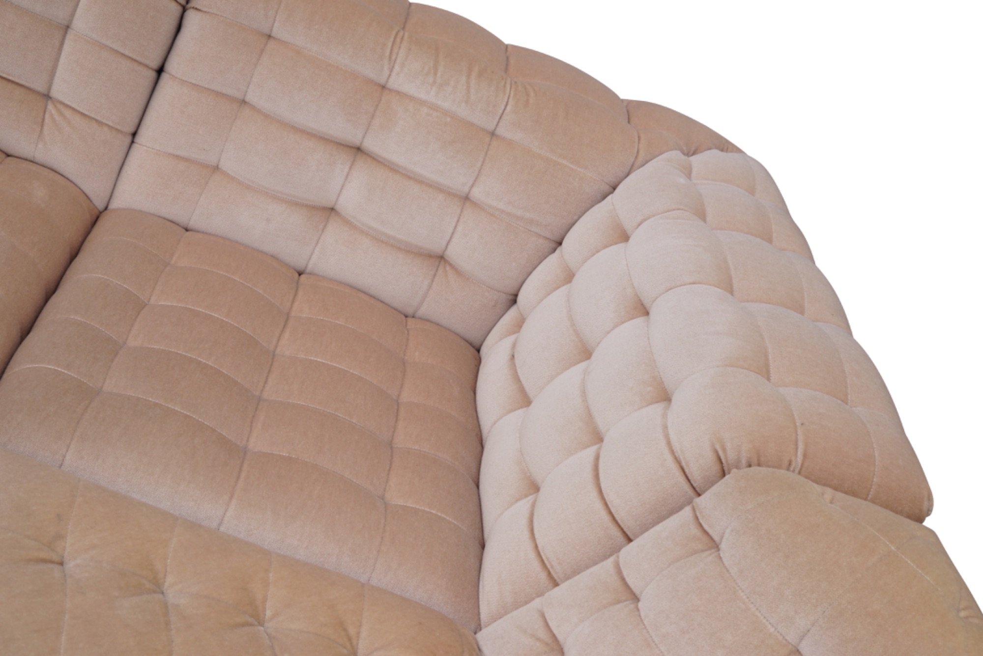Vintage Laauser Modulaire Zitgroep Velours 6-zits image 15