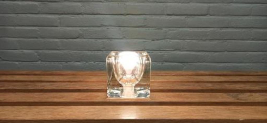 Vintage Peill & Putzler Ice Cube Lamp Tafellamp image 2