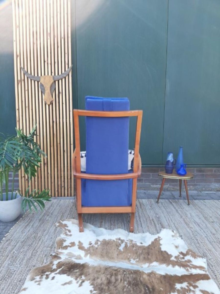 Design Schommelstoel | Jaren 80 90 | Art Deco Stijl Fauteuil image 8