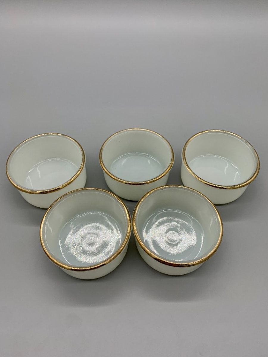 Set Arcopal Arlequin Cups Crème/goud 5 Stuks image 5