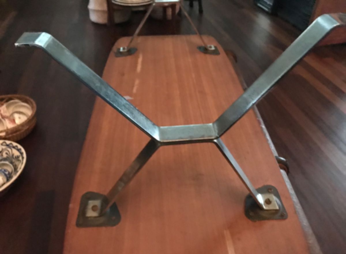 Vintage Salon Tafel Met Tegels image 2