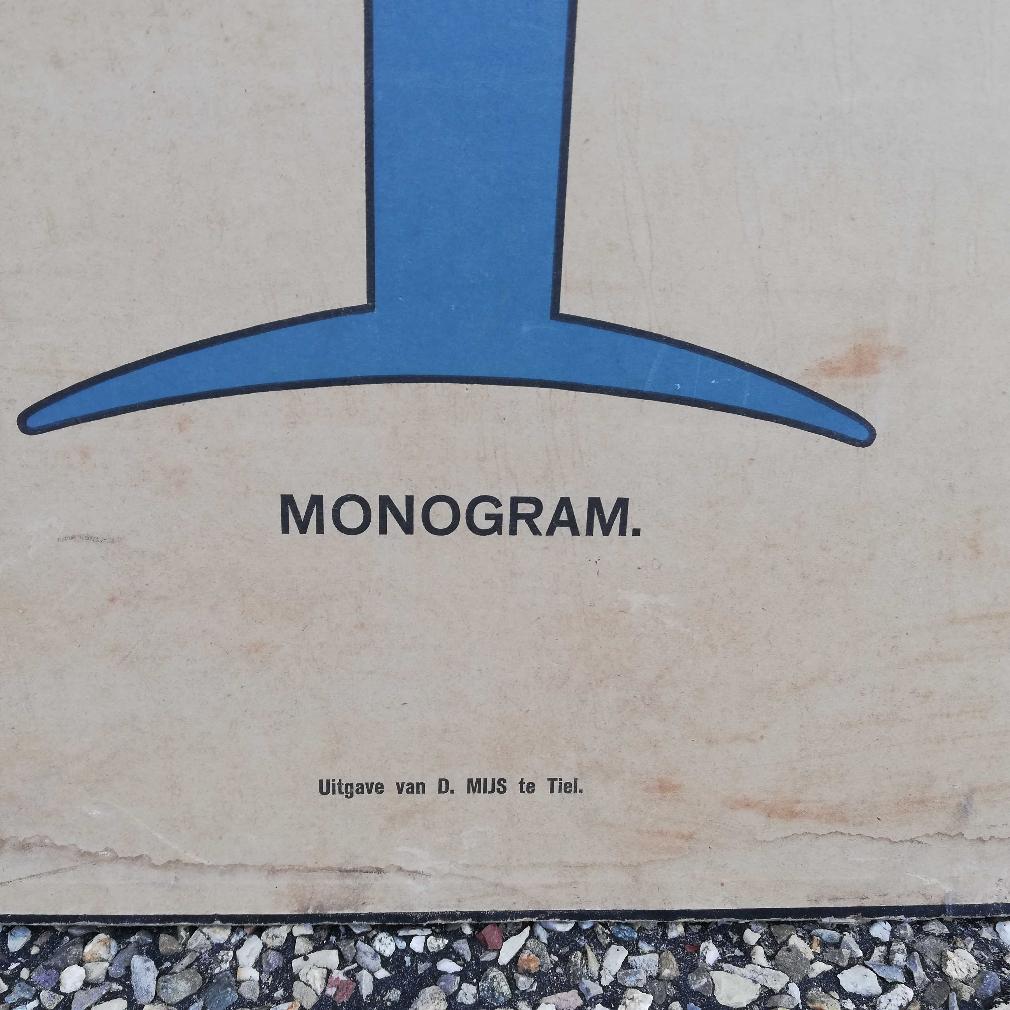 Kartonnen Schoolplaat Monogram image 3