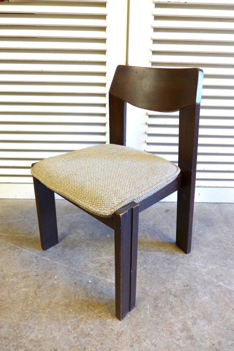 Prachtige Wenge Brutalist Stoel image 3