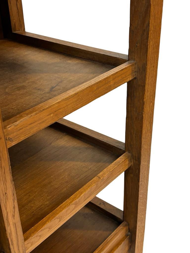 Art Deco Wandkast Vakkenkast Jaren 30 Eiken Open Kast image 21