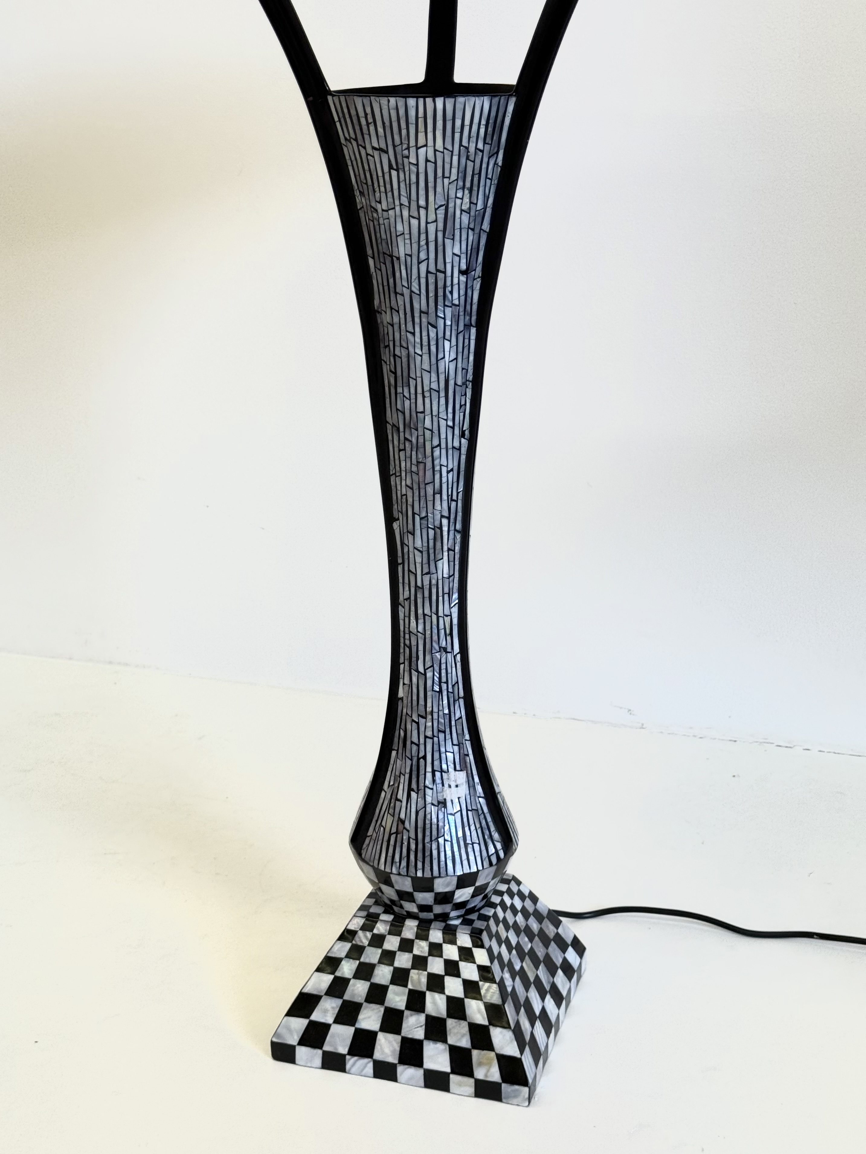 Vintage Vloerlamp Met Mozaïekpatroon In Art Deco Stijl image 5