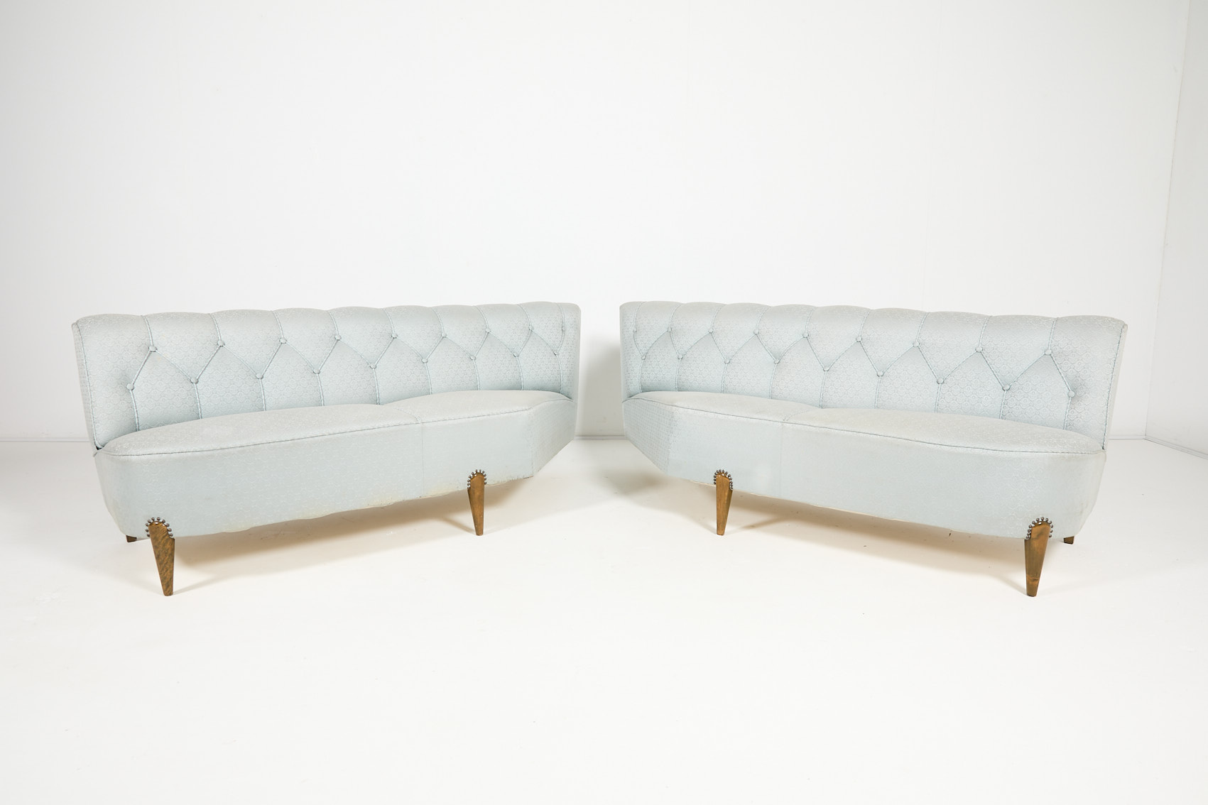 Spectacular Swedish Modern Pair Of Sofas From Otto Schulz, 1940’s image 4