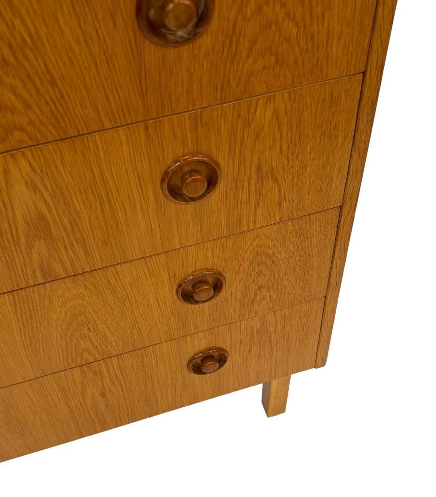 Vintage Ladekast Kastje Jaren 60 Teak Fineer Commode Design image 13