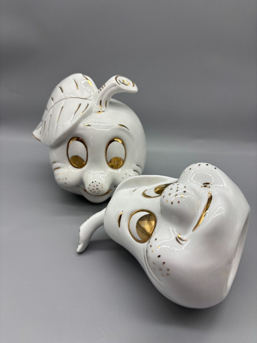 Set Appel & Peer Wit/goud 2 Stuks image 9