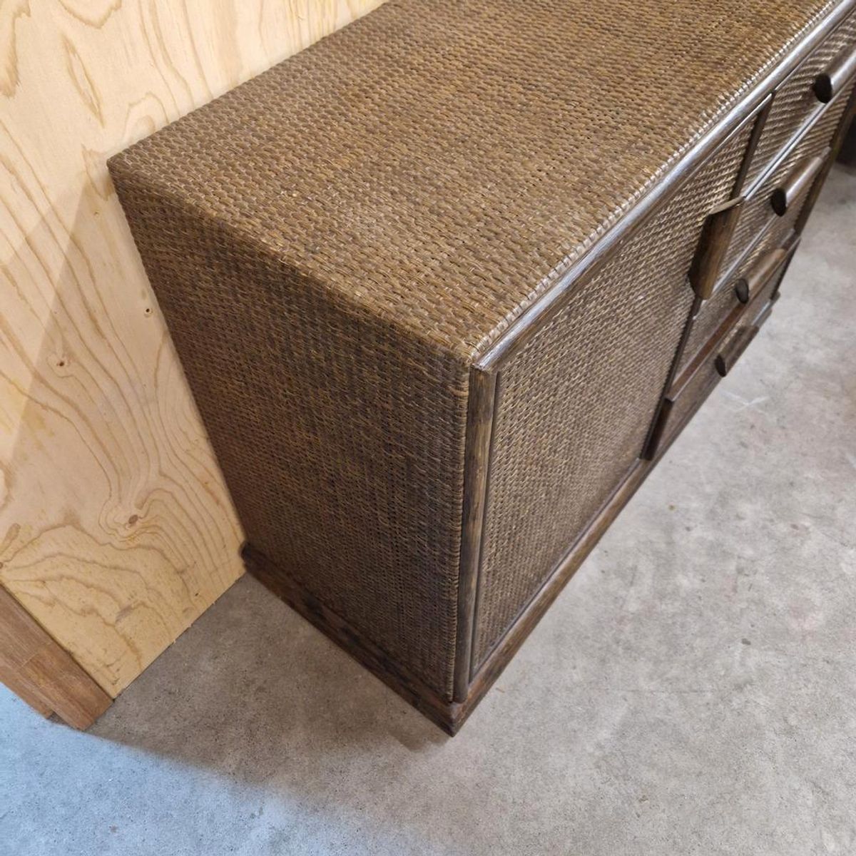 Vintage Dressoir Lowboard Sideboard Ladekast Bamboe Kast Boho Wandkast Dressoirtje image 8