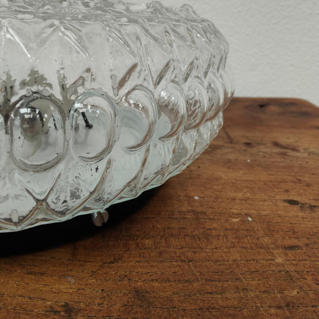 Vintage Plafonniere Retro Mid Century Glazen Plafondlamp 06 image 5