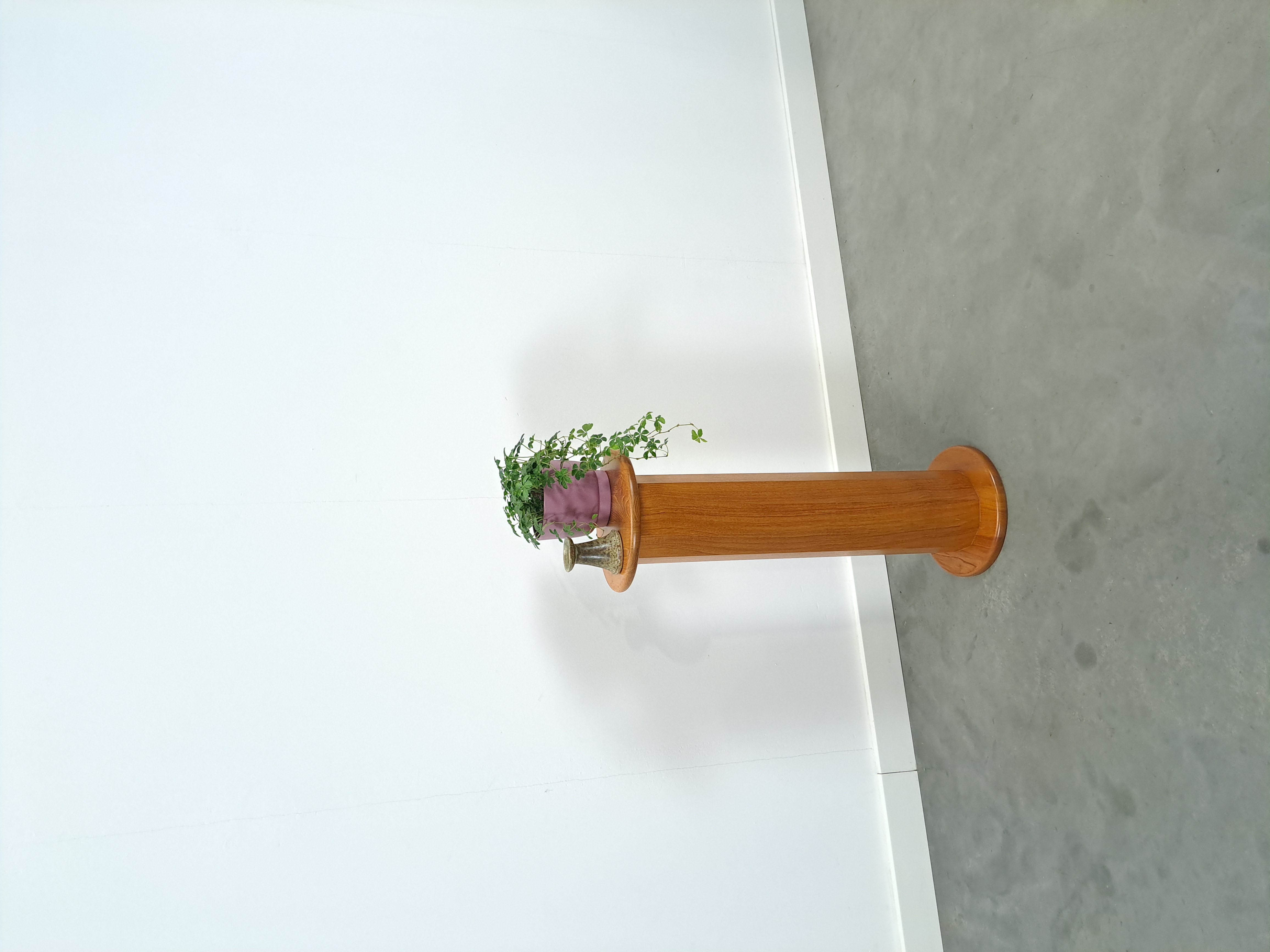 Teakhouten Pilaar, Plantenstandaard, Zuil image 12