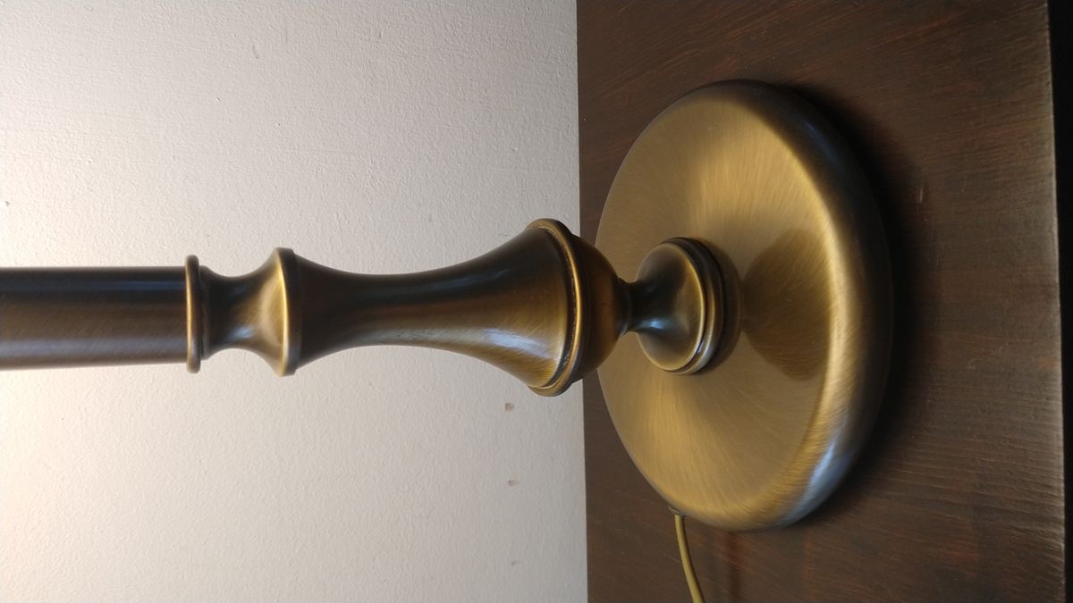 Vintage Klassieke Geborstelde Messing Tafellamp image 6