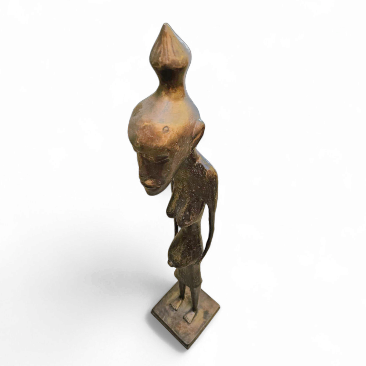 African Bronze Figure Sculpture 1970s image 19