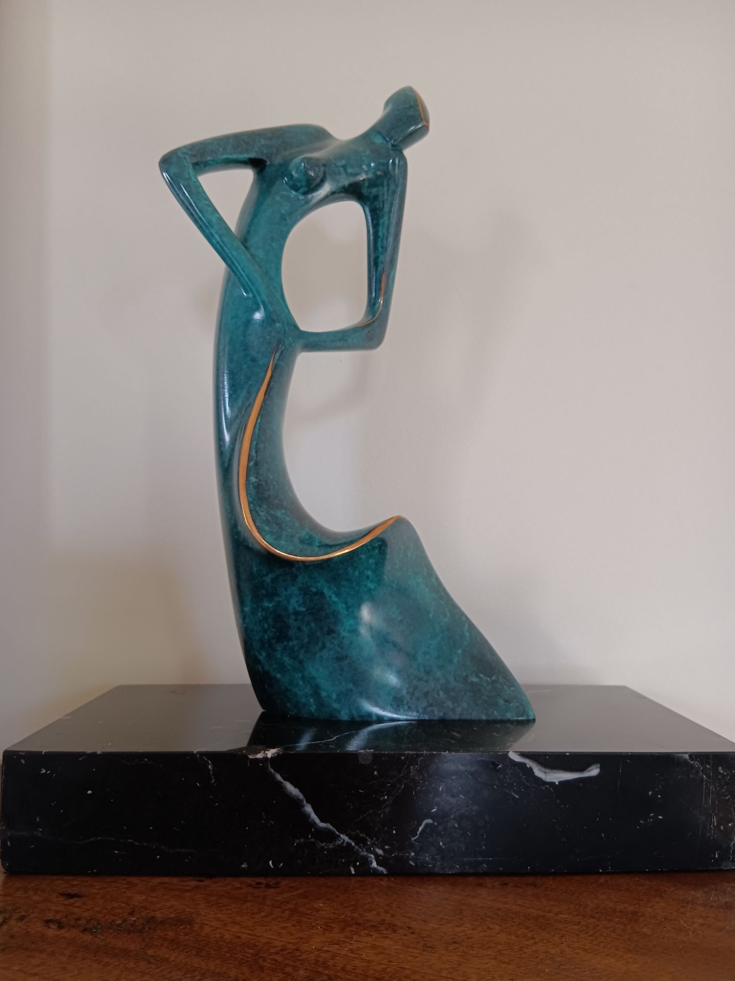 Modern Bronzen Beeld Van Tony Morey image 2