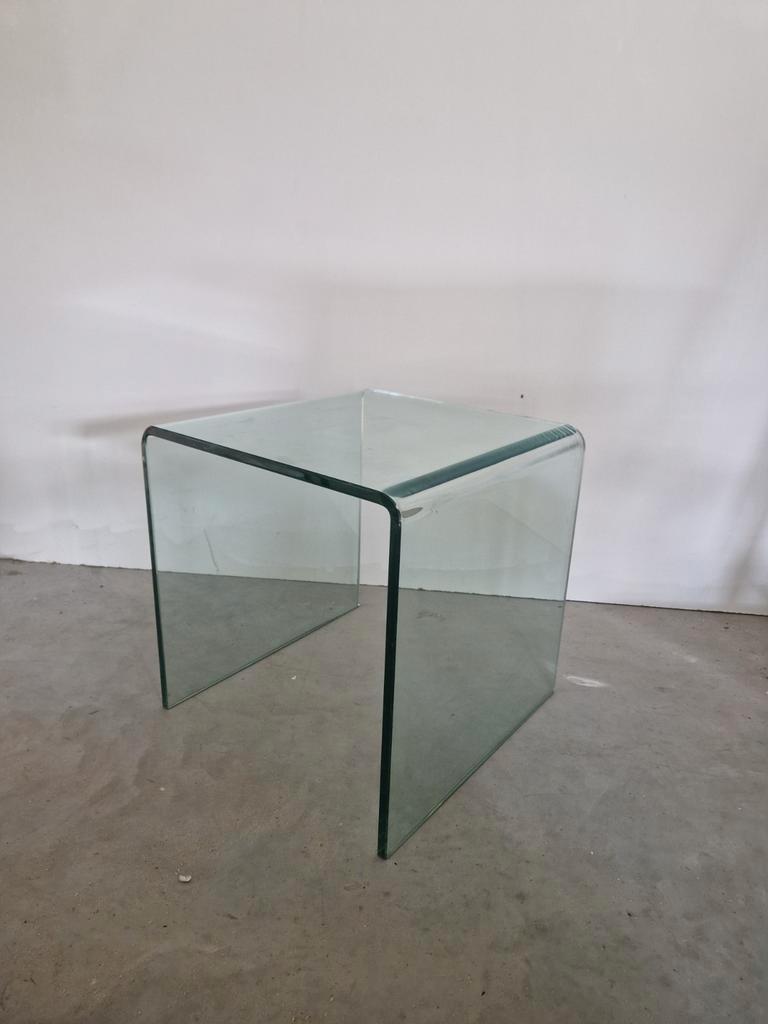 Fiam Of Framati Gebogen Glas Italiaans Design Side Table image 2