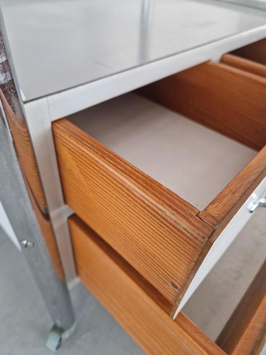 Vintage Bauhaus Stijl Tandarts Trolley image 9