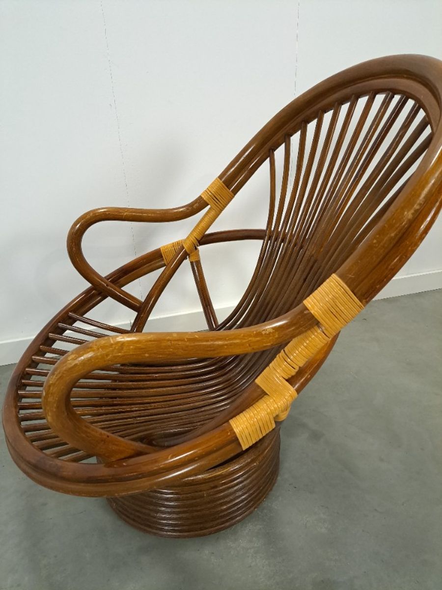 Rotan Manou Draai Stoel image 4