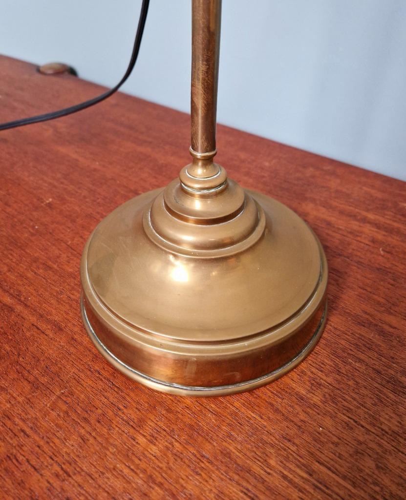 Art Deco Koperen Bureaulamp, Frères Muller, 1920 image 9