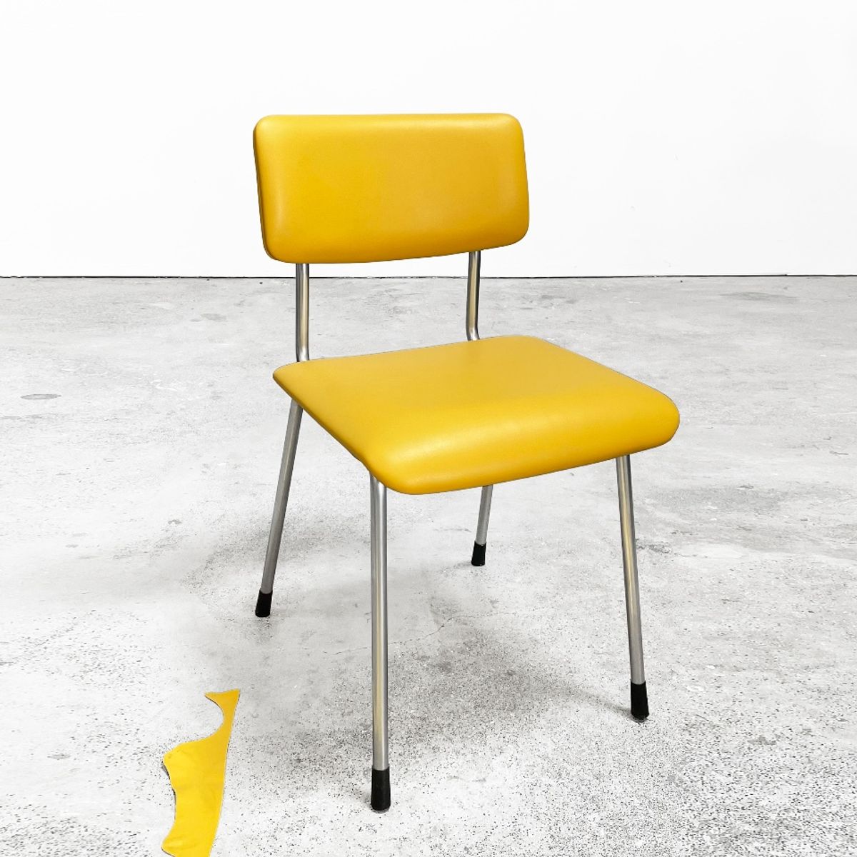 Vintage Gispen 1231 Stoelen, Opnieuw Bekleed Met Leer. image 5