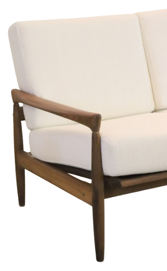 Erik Wørts Voor IKEA Kolding Bank Vintage Reupholstered image 6