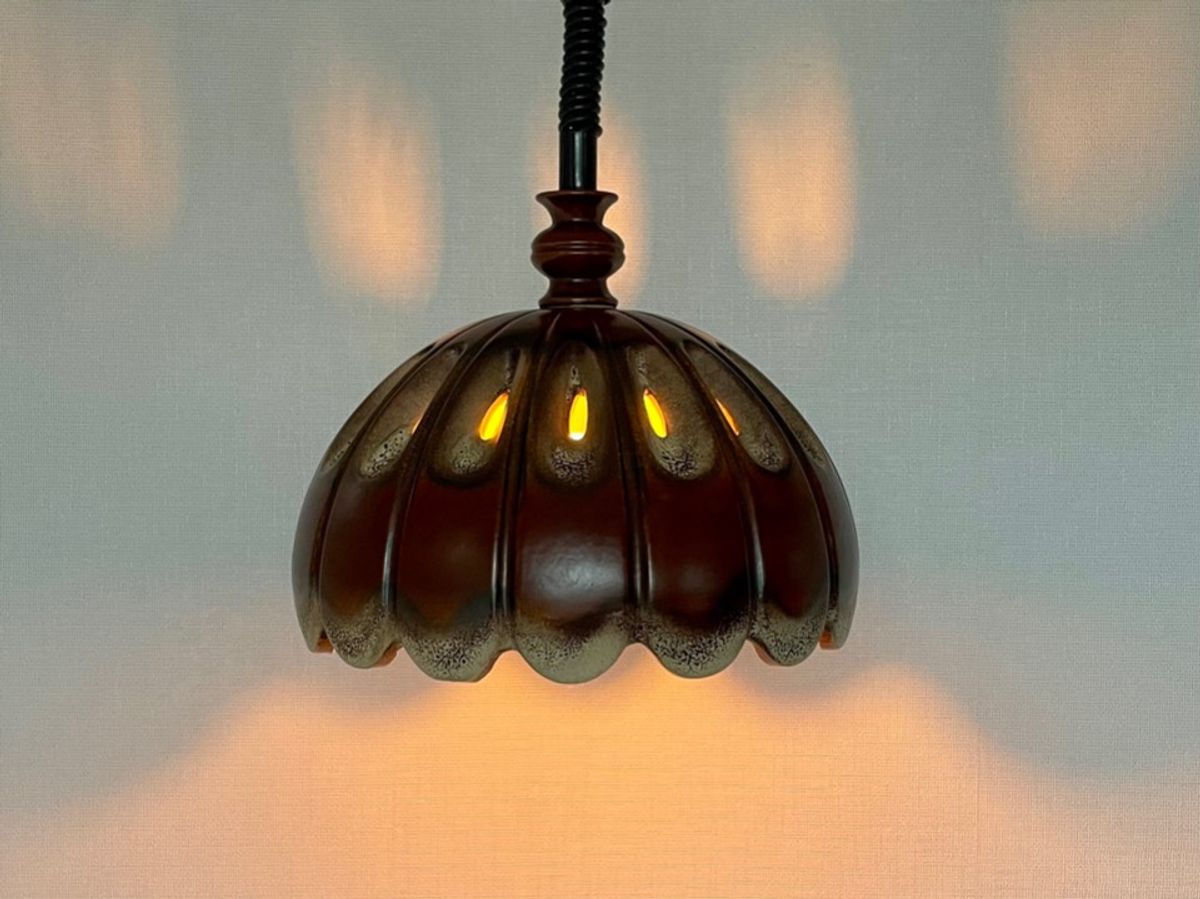 Keramische Hanglamp W. Goebel ‘70 image 4