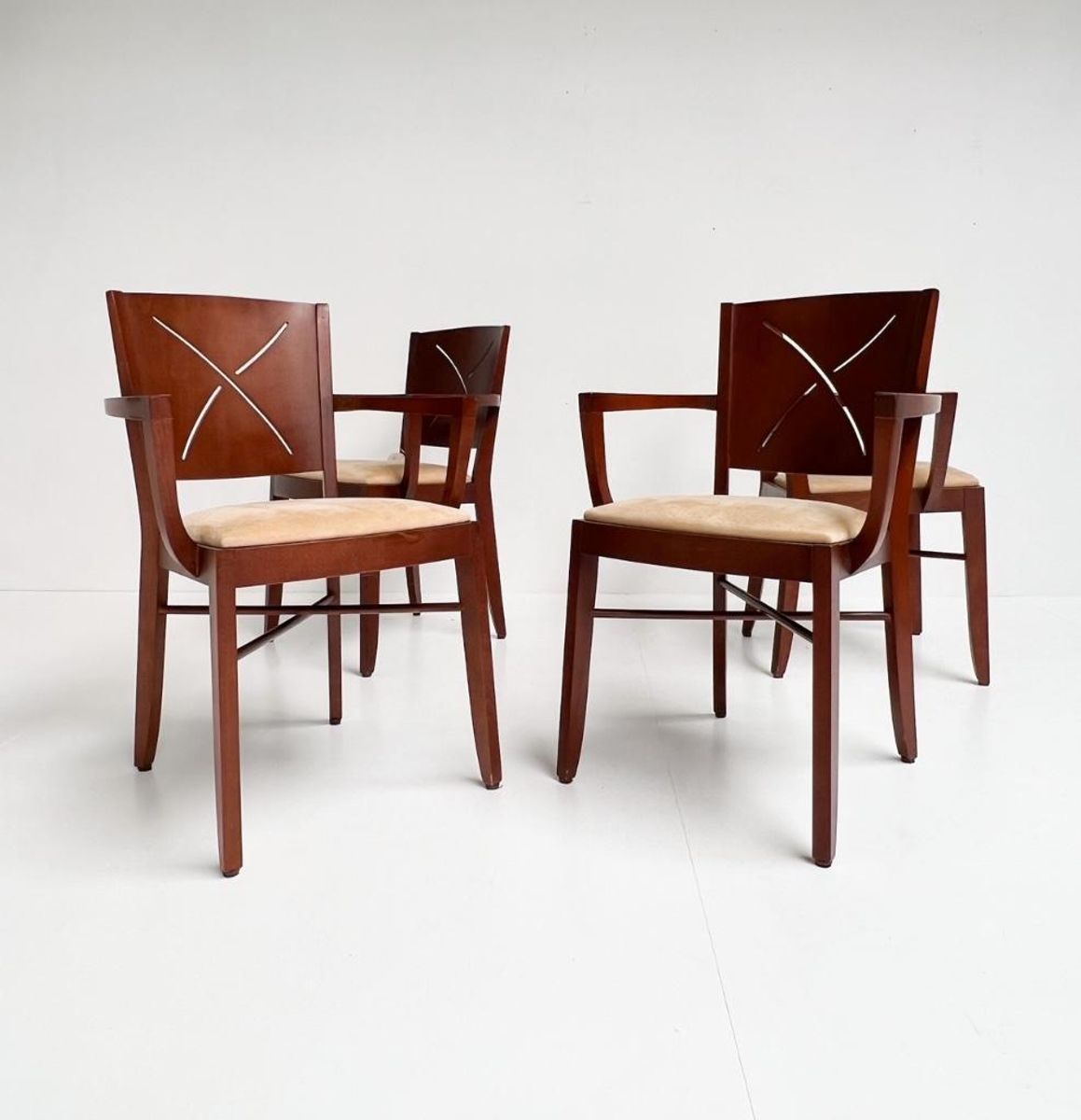 Elegante Set Van 4 Andreu World Eetkamerstoelen, 1960's image 2