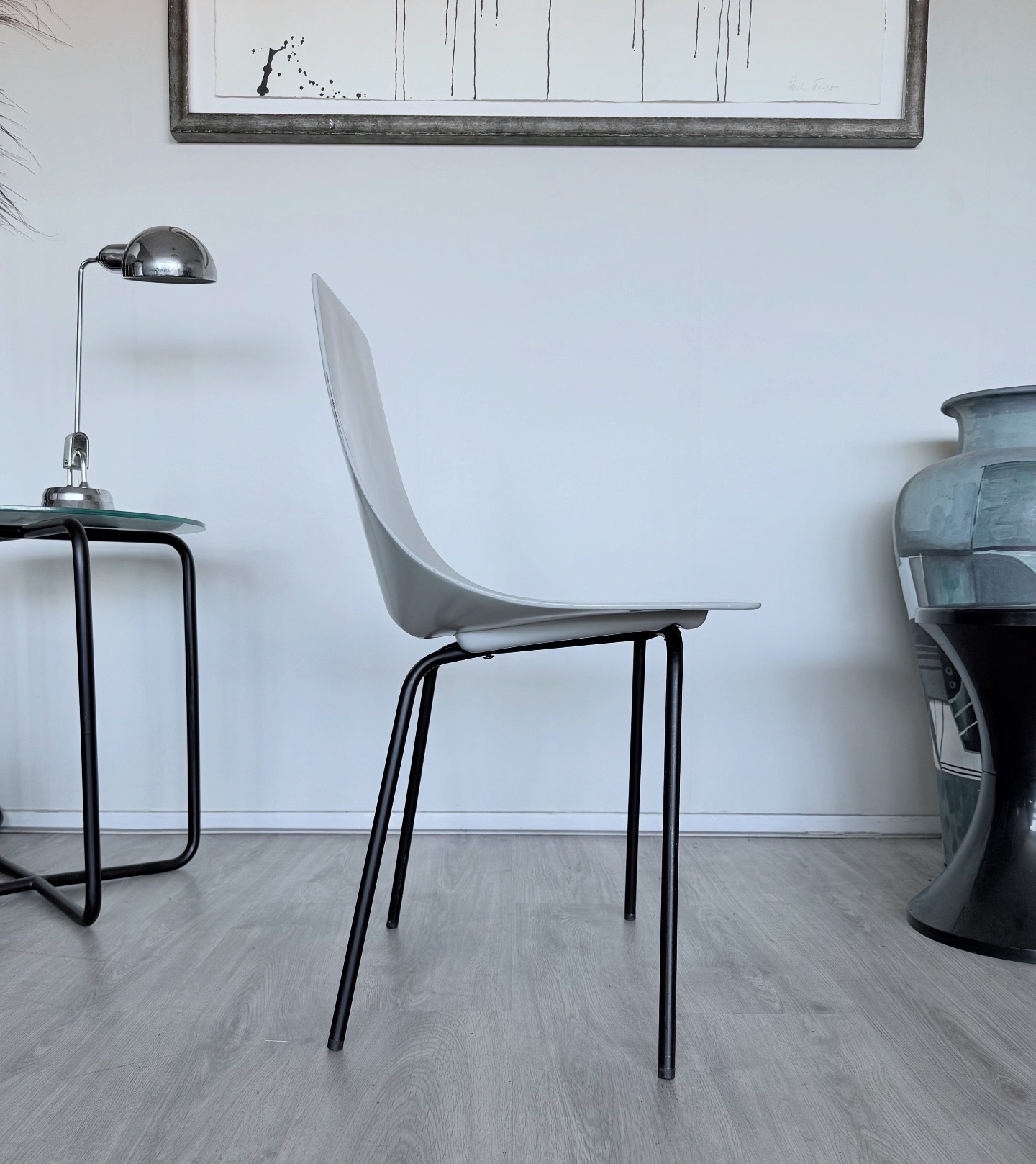 4x Vintage Tonneau Chairs Design By Pierre Guariche image 6