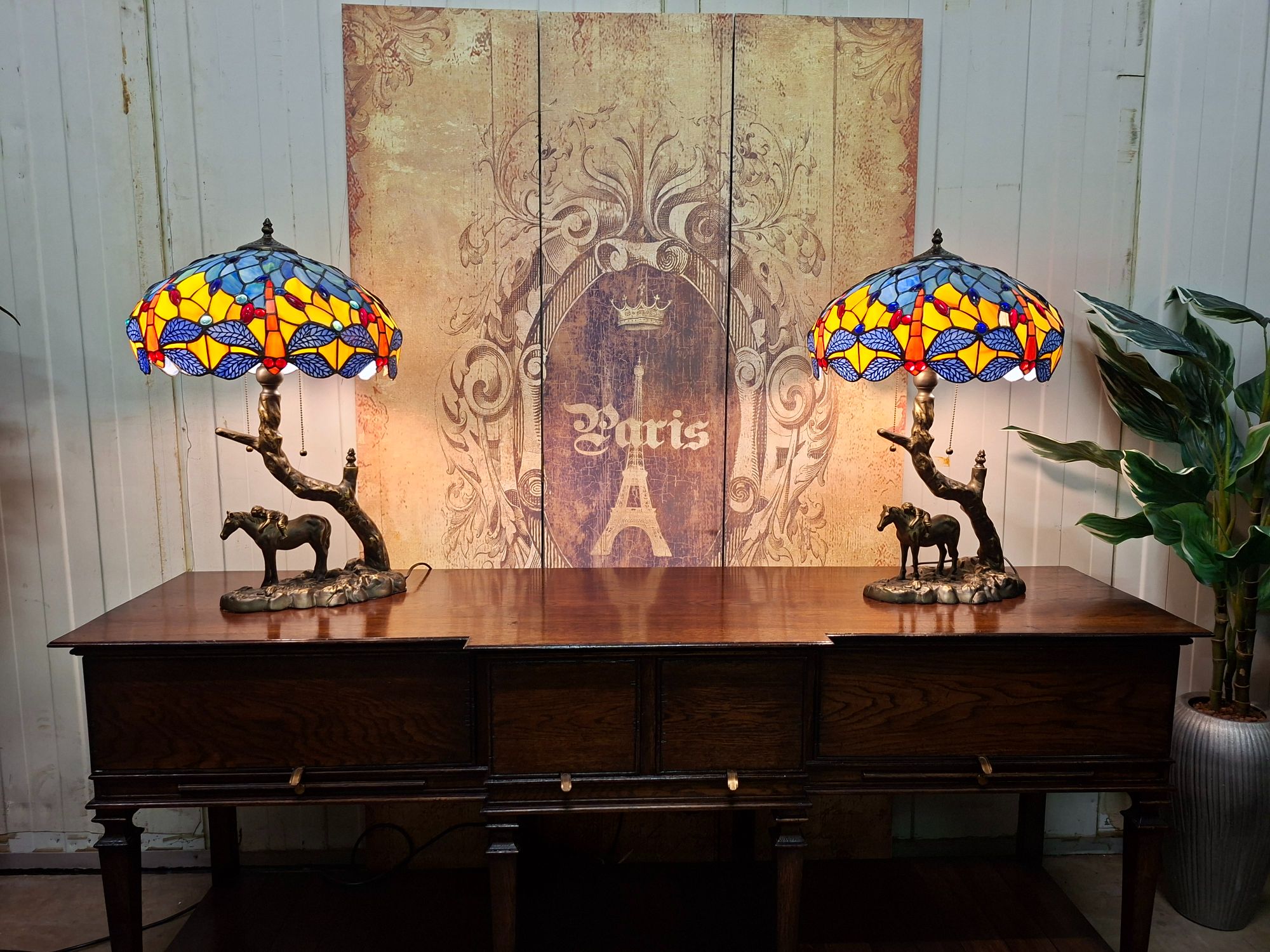 Klassieke Handgemaakte Tafellampen Met Sierlijke Lampenvoet Dragonfly image 2